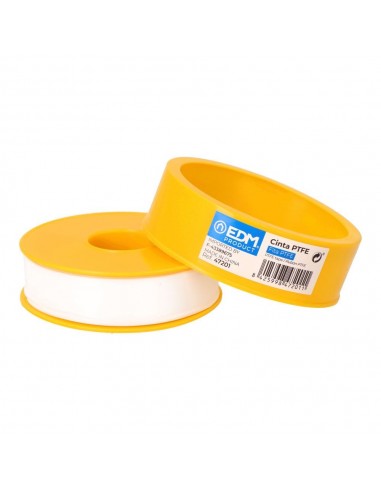 Cinta de ptfe blanco 19 mm x 50 m