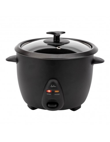Arrocera eléctrica 900 w 2,2 l, negra, ø29 x 29 cm