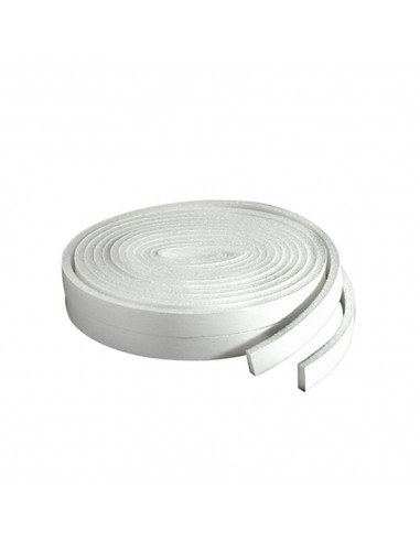 Burlete espuma blanco 12 mm x 10 m