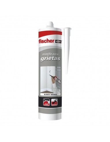Masilla grietas exterior protegido blanca 300 ml