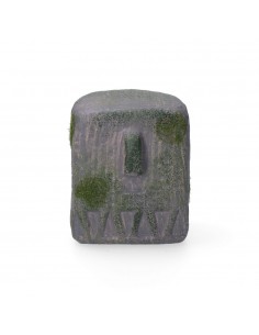 Estatua gris 9 x 8 x 9,5 cm