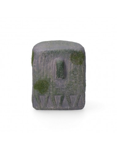Estatua gris 9 x 8 x 9,5 cm