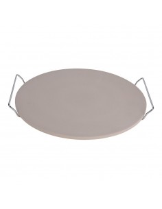 Piedra para hacer pizzas con asas ø33 cm