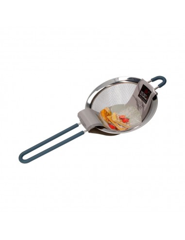 Colador inoxidable con mango de silicona ø13,5 cm
