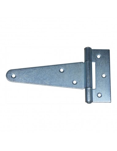 Bisagra forma t, de acero con acabado zincado, 130 x 90 mm