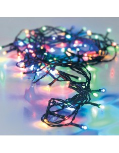 Guirnalda multifunción, uso exterior, multicolor, 180 leds, 16,5 m