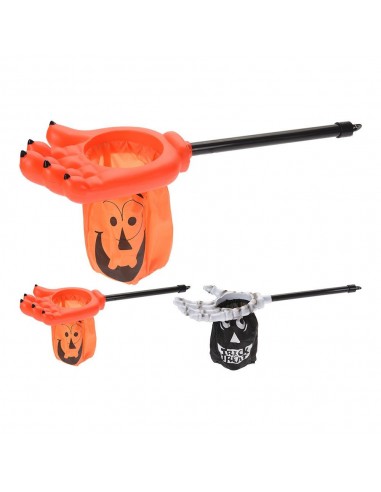 Garra con bolsa recoge caramelos halloween modelos variados