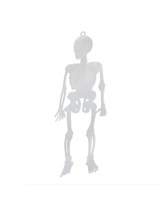 Esqueletos halloween brillan en la oscuridad 15 cm, 10 uds
