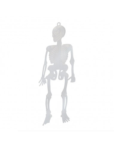 Esqueletos halloween brillan en la oscuridad 15 cm, 10 uds