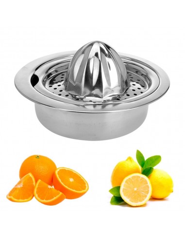 Exprimidor de cítricos acero inoxidable 0,8 l ø16 cm