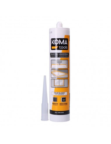 Silicona universal ácida antimoho blanca 280 ml