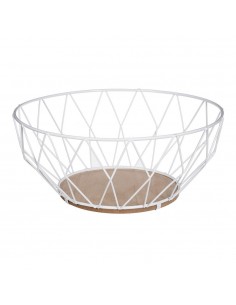 Frutero metálico baltik blanco ø28 cm colores/modelos surtidos