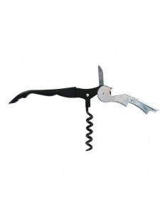 Sacacorchos de camarero sommelier inoxidable/abs 12 cm