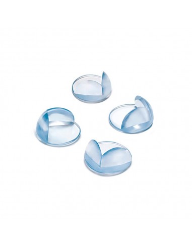 Protector cantos, modelo 5000, de pvc flexible con acabado transparente, 24 x 43 x 43 mm, 4 uds, blister