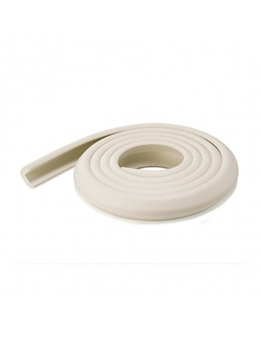 Protector de cantos, modelo 5003, de caucho con acabado blanco, rollo 2 m, blister