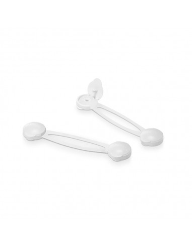 Cierre seguridad, multiuso largo, modelo 5100, blanco, 250 x 110 x 15 mm, 2 uds, blister