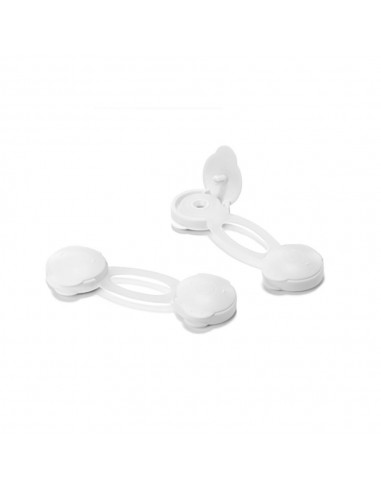 Cierre seguridad, multiuso corto, modelo 5101, blanco, 36 x 107 x 13 mm, 2 uds, blister