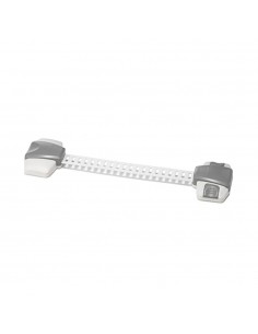 Cierre seguridad, multiuso ajustable, modelo 5102, blanco, 56 x 210 x 14 mm, 2 uds, blister