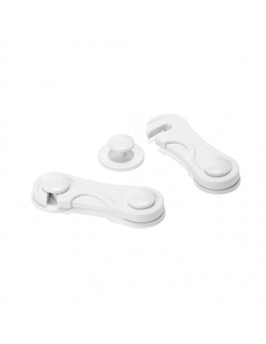 Cierre seguridad, multiuso frontal, modelo 5105, blanco, 17 x 246 x 57 mm, 2 uds, blister